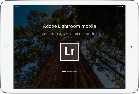 Adobe Lightroom mobile pour iPad